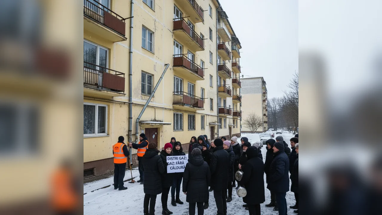 111 gospodării fără gaze după o avarie la instalația blocului, anunță Distrigaz
