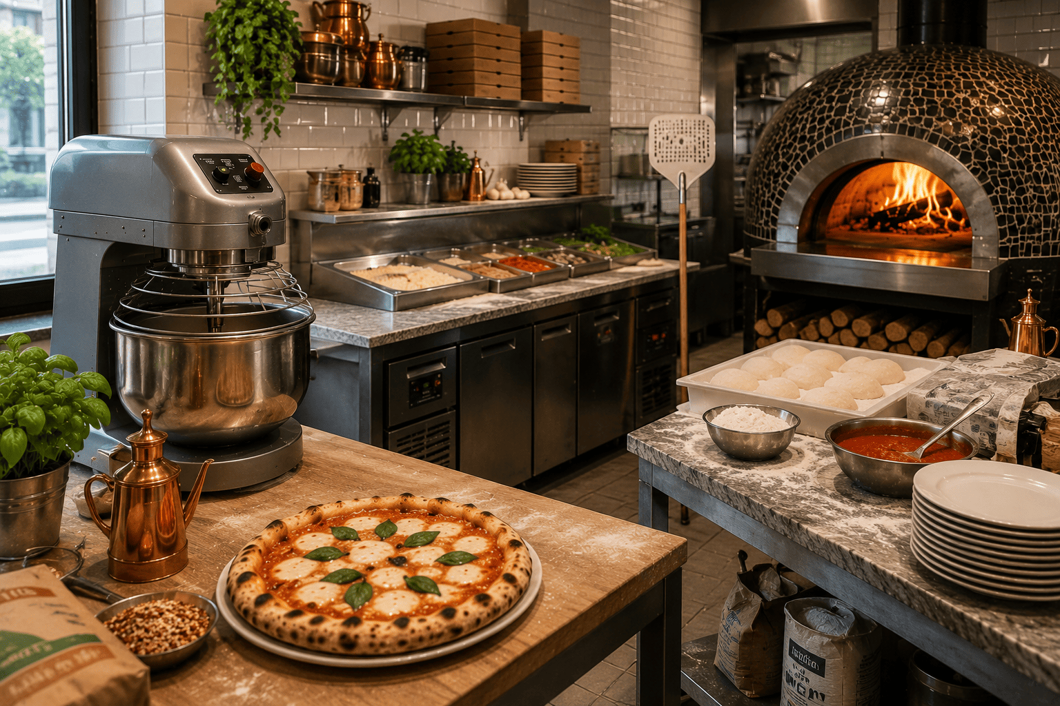 Echipamente esențiale pentru o pizzerie de succes: malaxoare de aluat și cuptoare de pizza profesionale