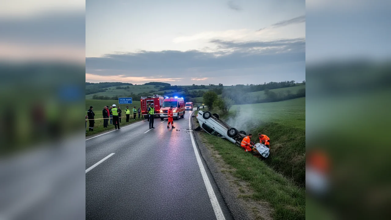 Accident rutier cu o victimă la Valea Mare, raportat de autorități din Sfântu Gheorghe