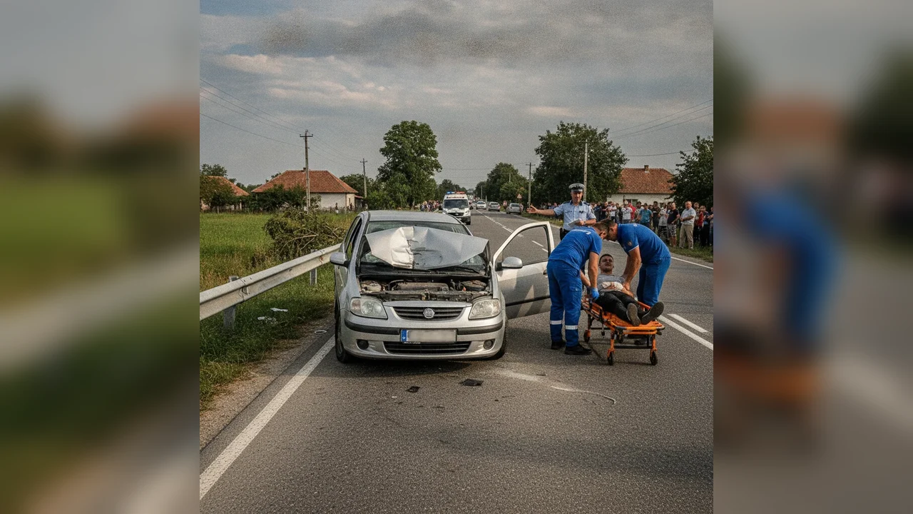 Accident Rutier la Brețcu: Un Tânăr Rănit pe DN 11, Cercetări în Desfășurare