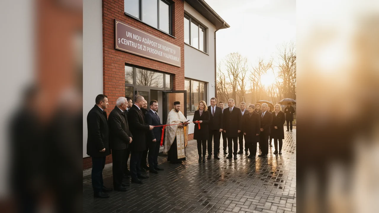 Adăpost nocturn și centru de zi destinate persoanelor vulnerabile, inaugurate la Sfântu Gheorghe