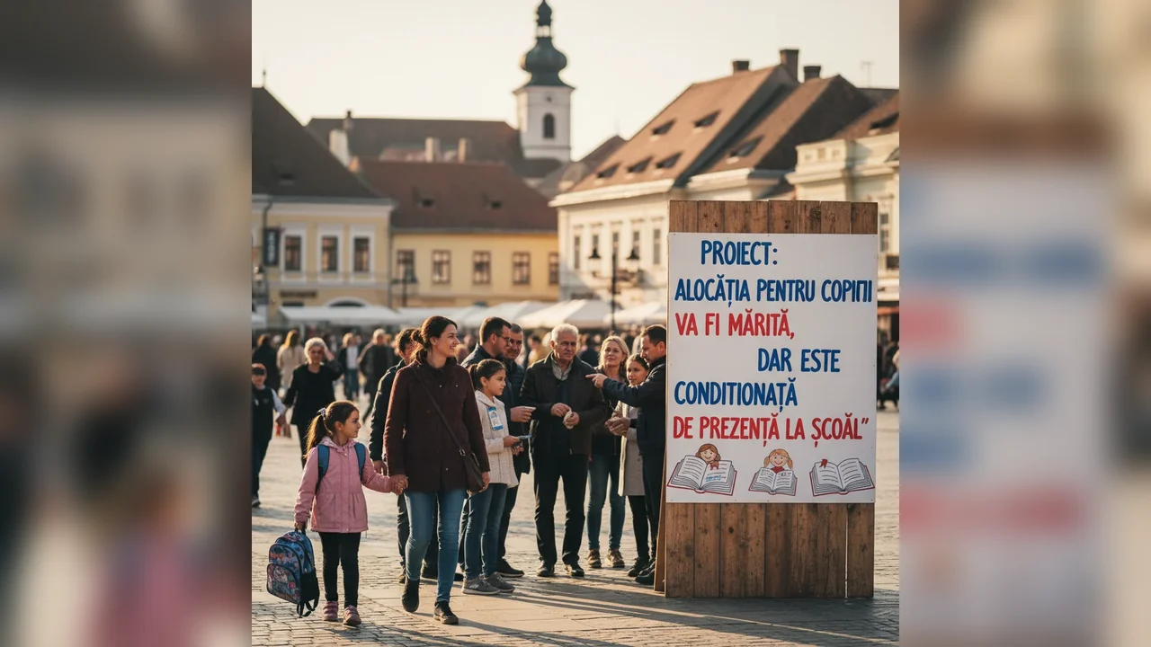 Alocația pentru copii va crește, dar depinde de școală