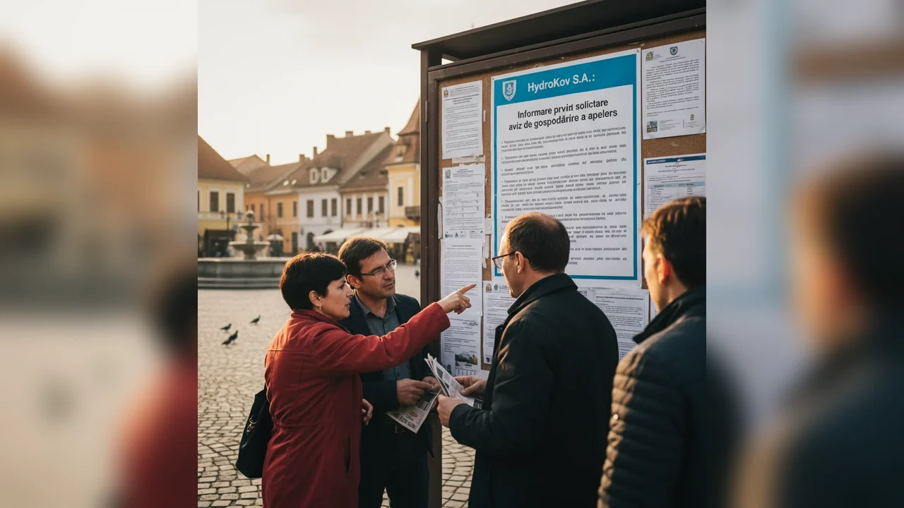 Anunț despre solicitarea avizului pentru gospodărirea apelor