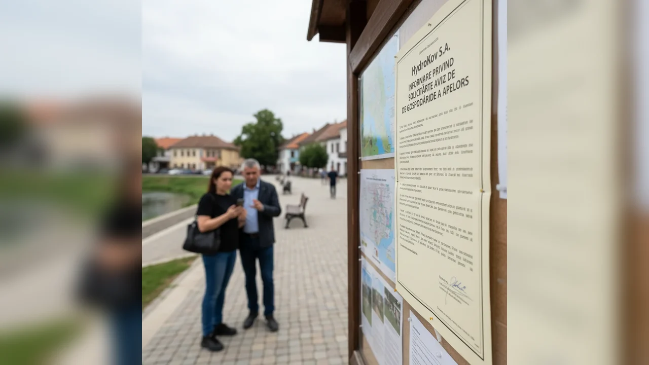 Anunț important privind cererea de aviz pentru gospodărirea apelor