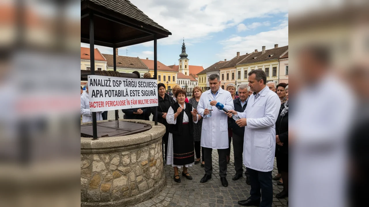 Apa potabilă din Târgu Secuiesc este sigură, dar fântânile au probleme