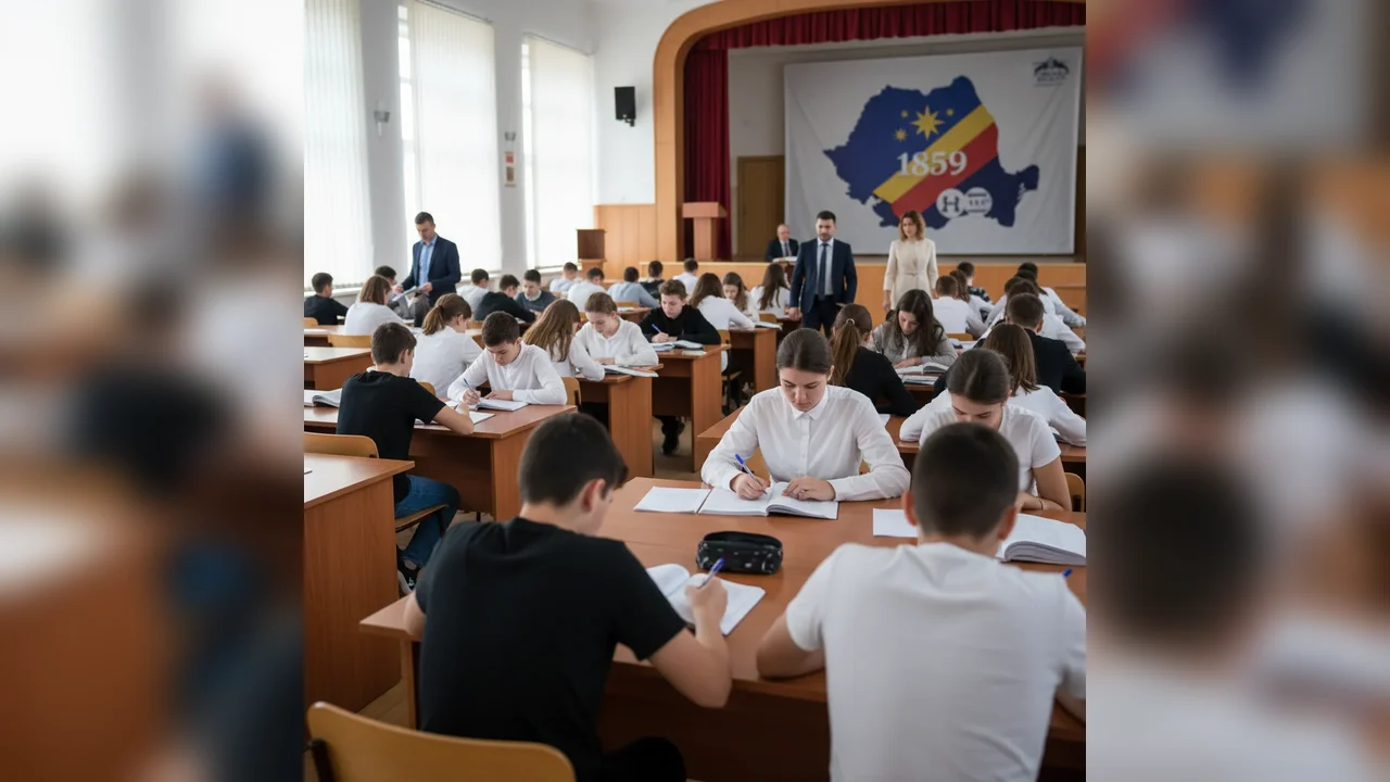 Aproape 40 de elevi din județ, gimnaziu și liceu, au concurat la concursul județean de istorie UNIREA ROMÂNILOR