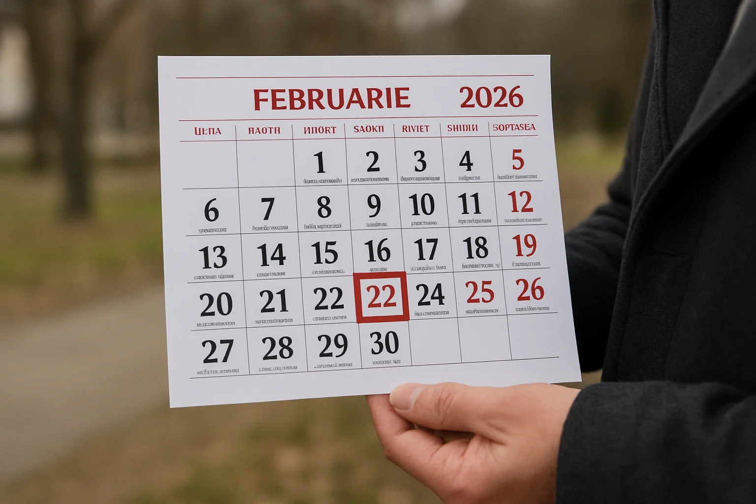 Calendar ortodox – 2026-02-22
