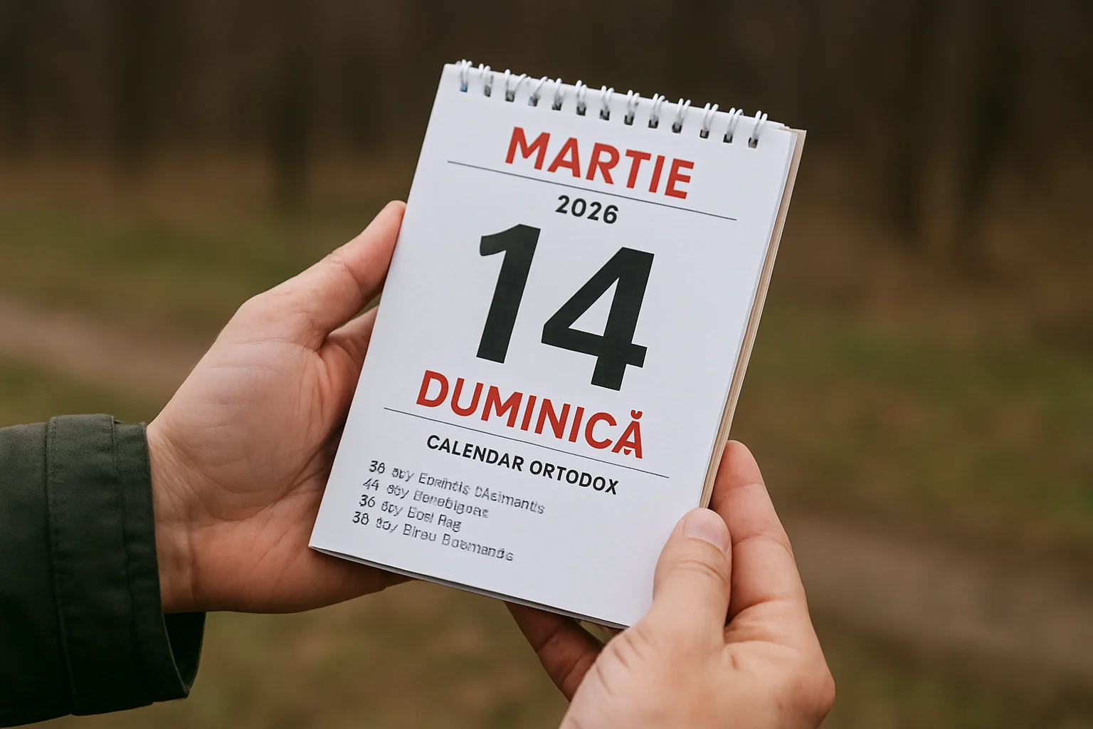 Calendar ortodox – 2026-03-14