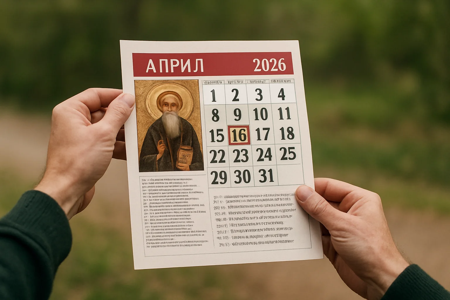 Calendar ortodox – 2026-04-13