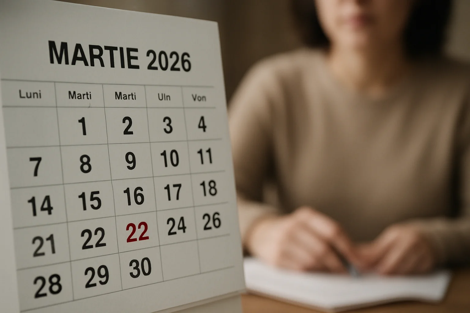 Calendar ortodox – 22 martie 2026