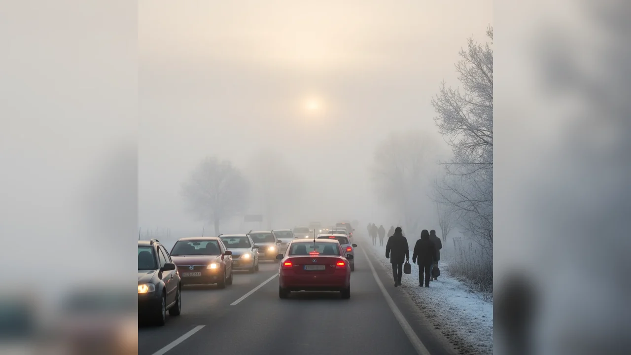 Ceață și trafic în Covasna — informare pentru 24 decembrie 2025