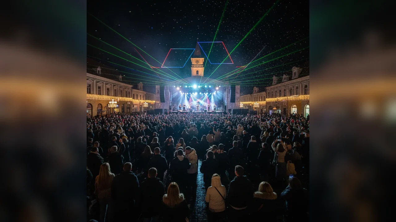 concerte live și spectacol laser impresionant