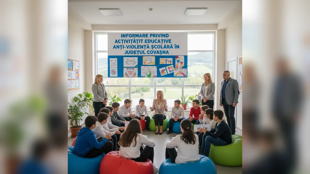 Concurs educativ anti-violență școlară „Eroul din clasă”, promovat în școlile din Sfântu Gheorghe și județul Covasna