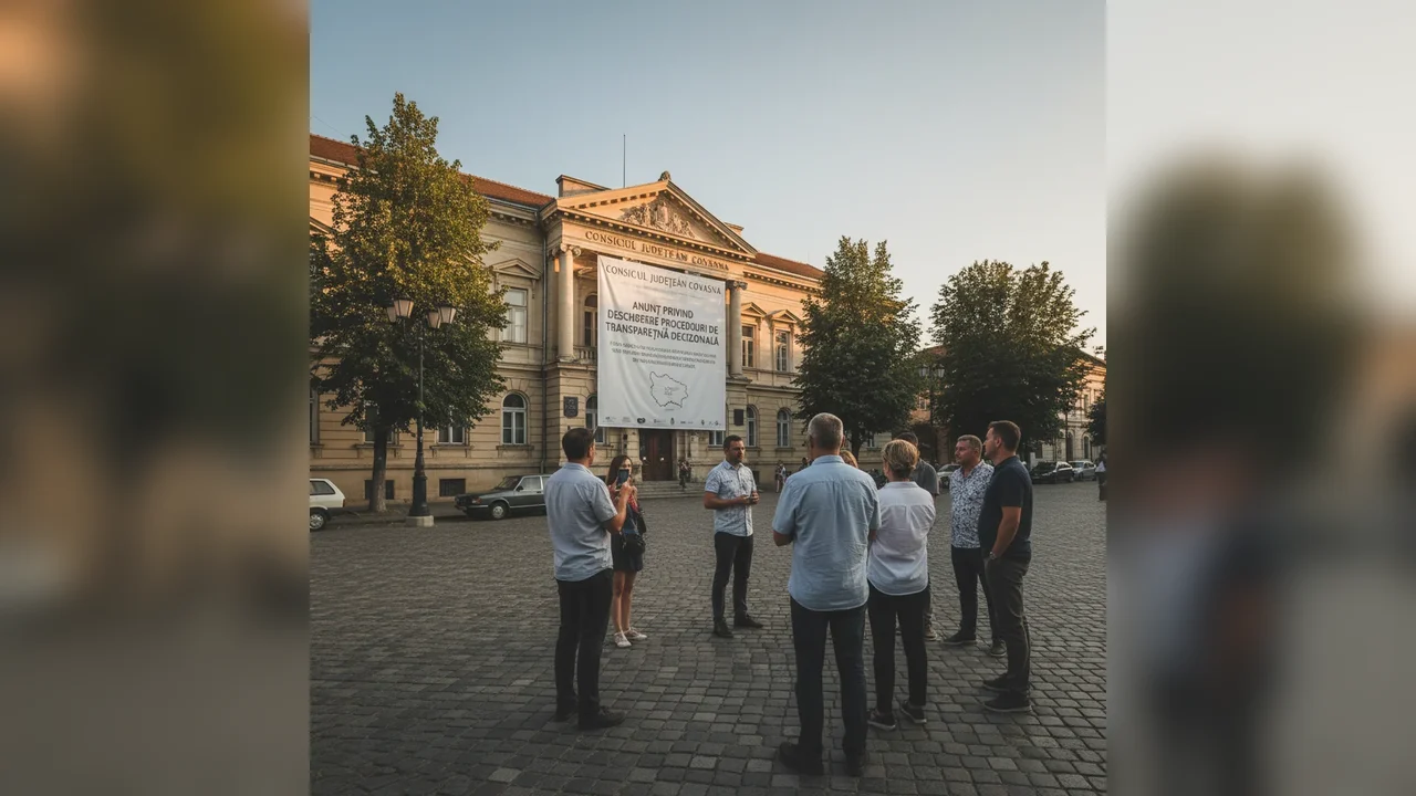 Consiliul Județean Covasna anunță deschiderea procedurii de transparență decizională