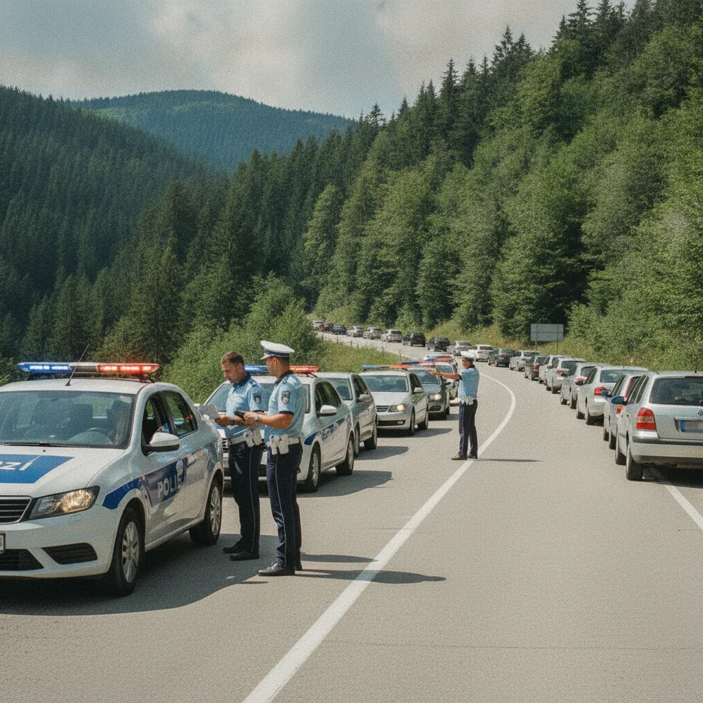 Controale rutiere în Covasna: 14 permise suspendate pentru viteză