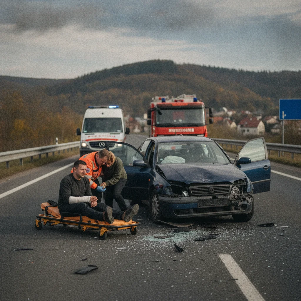 Coșeni: doi șoferi răniți într-un accident pe VO 12F