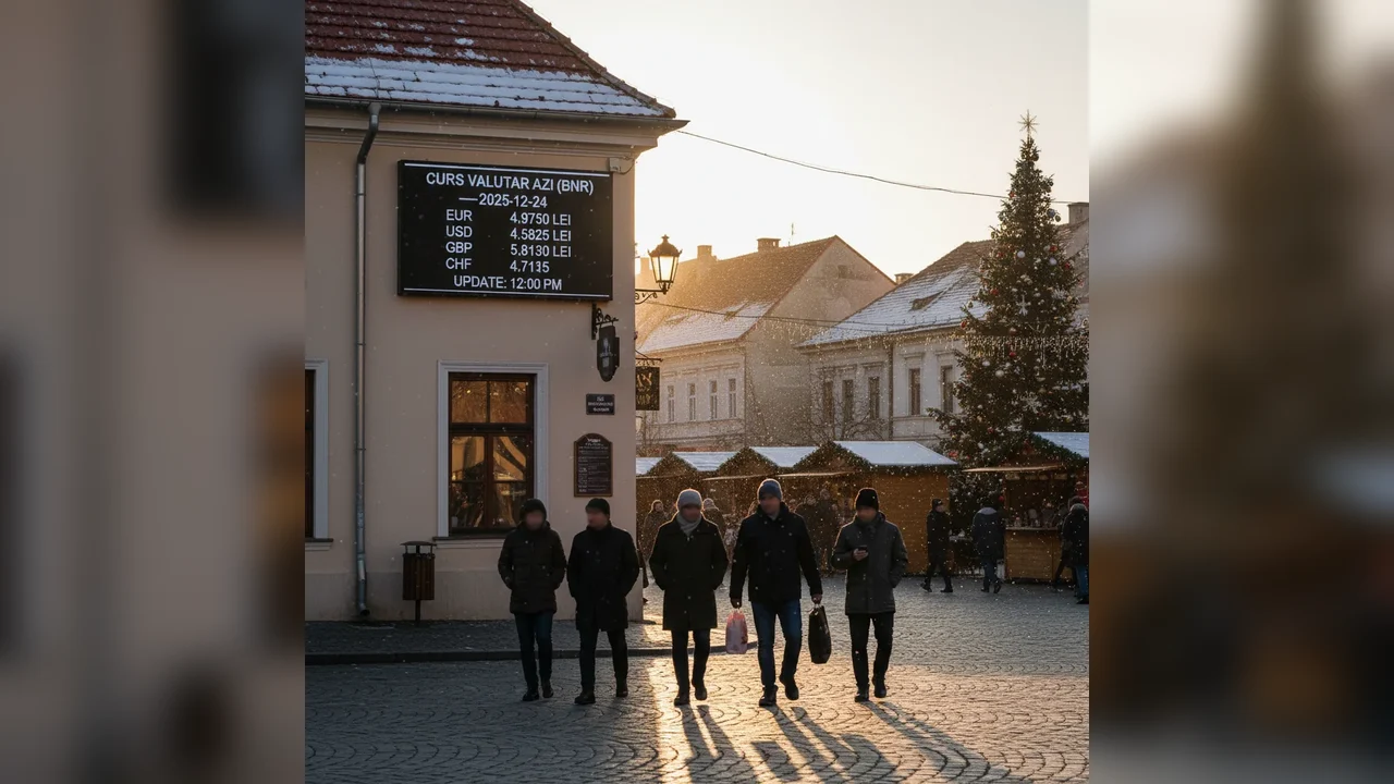 Curs valutar azi (BNR) — 2025-12-24 (Covasna)