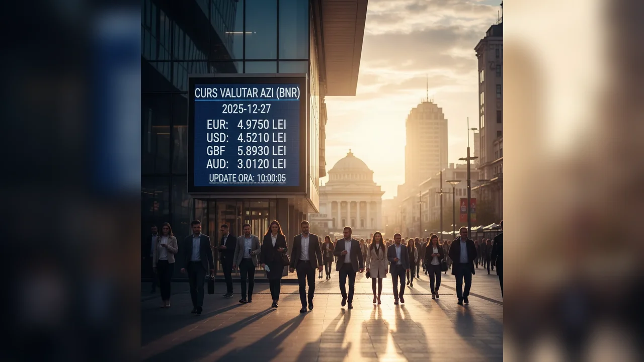 Curs valutar azi (BNR) – 2025-12-27