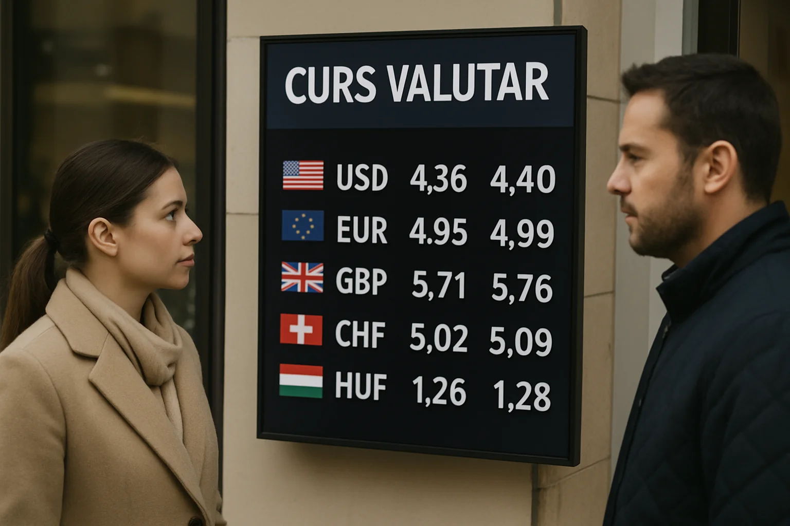 Curs valutar azi (BNR) – 2026-02-22
