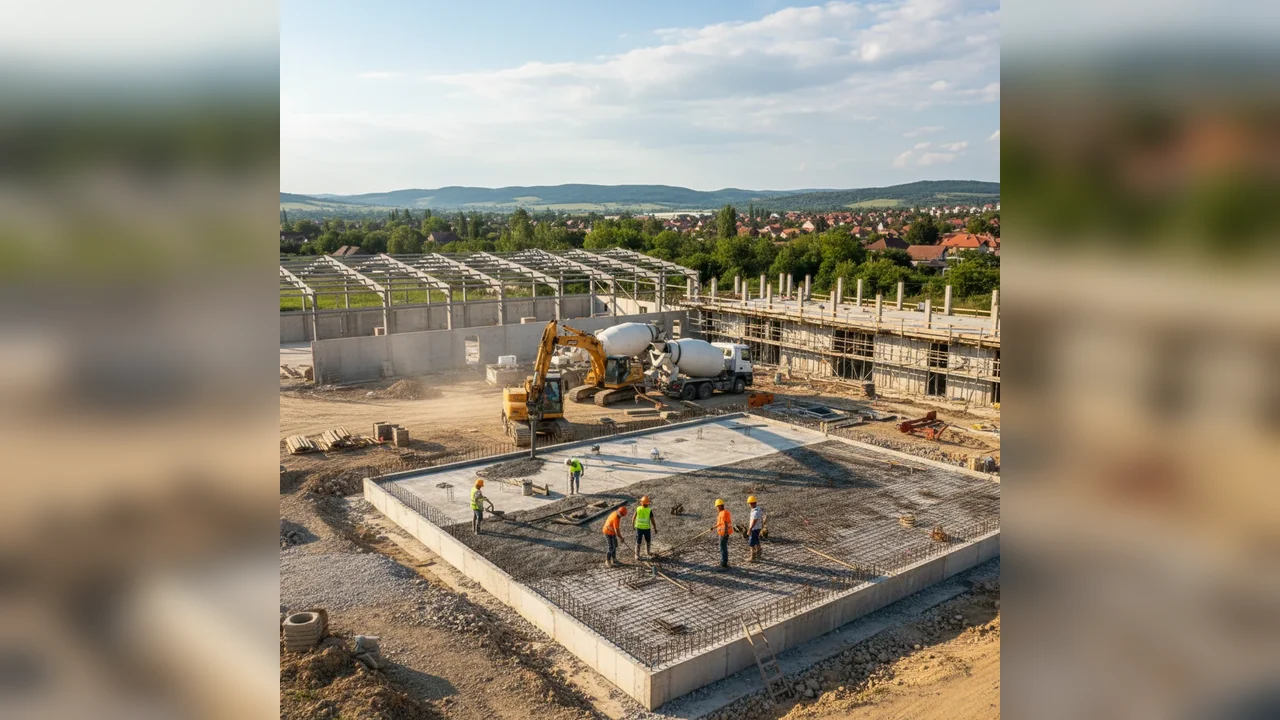 fundația aproape gata