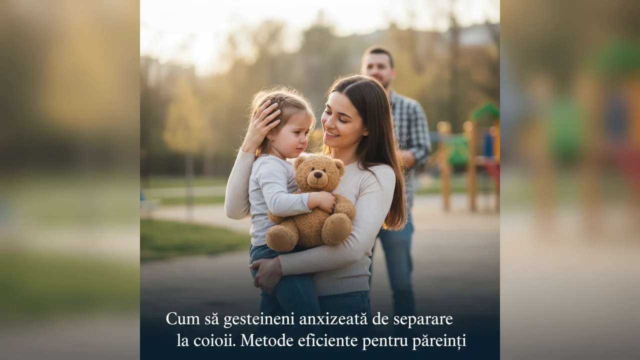 Gestionarea anxietății de separare la copii: metode utile pentru părinți