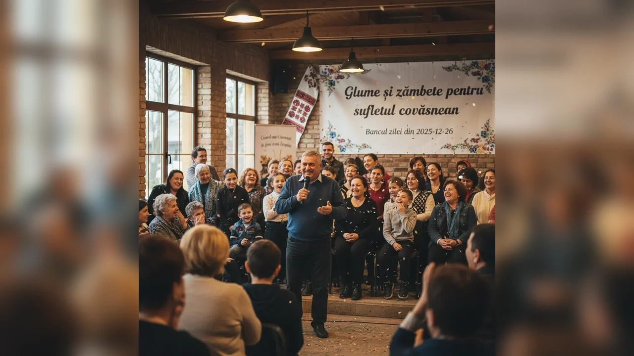 Glume și zâmbete pentru sufletul covăsnean: Bancul zilei din 2025-12-26
