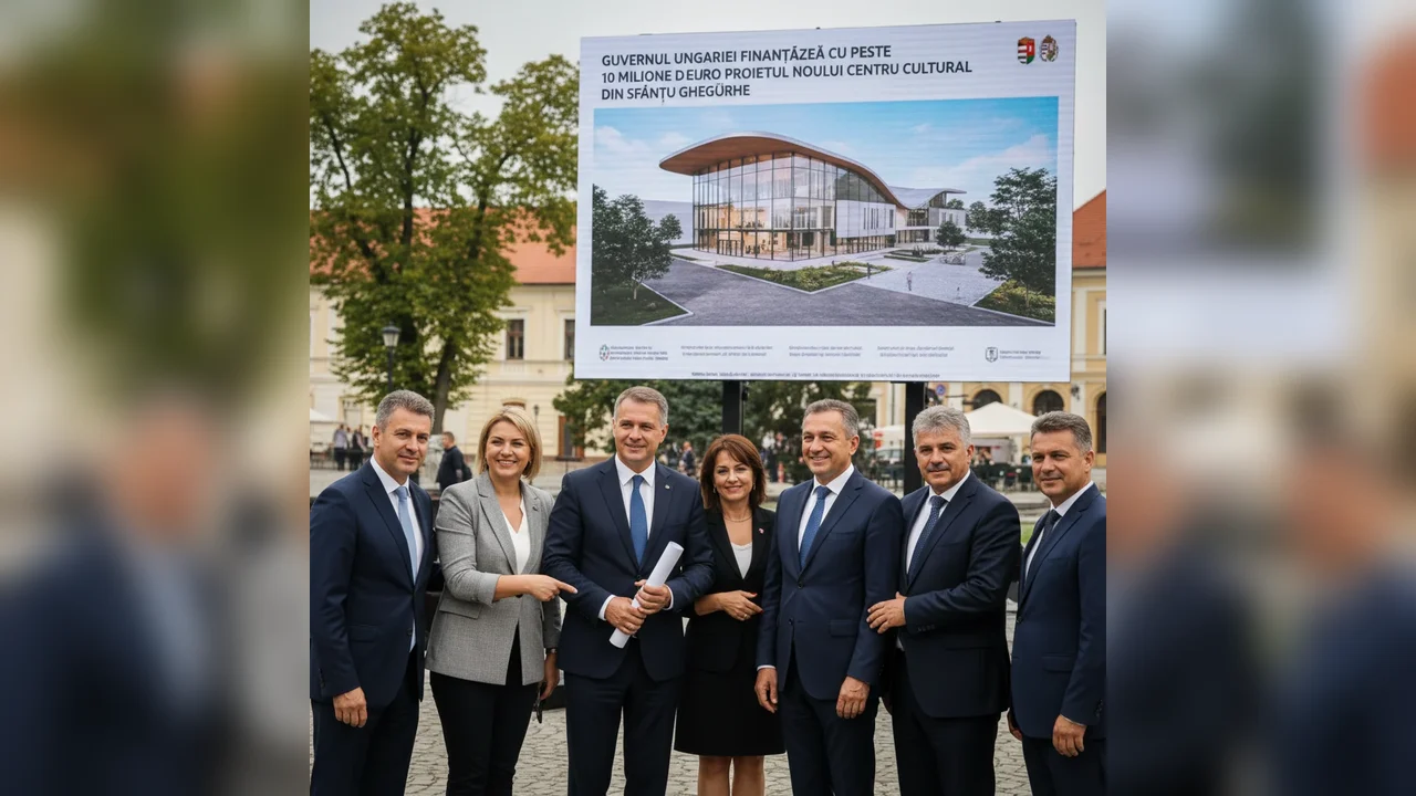 Guvernul Ungariei alocă peste 10 milioane de euro pentru construirea noului centru cultural din Sfântu Gheorghe