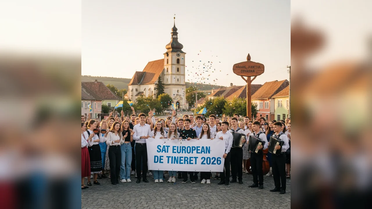 Hăghig, județul Covasna, desemnat Sat European de Tineret 2026
