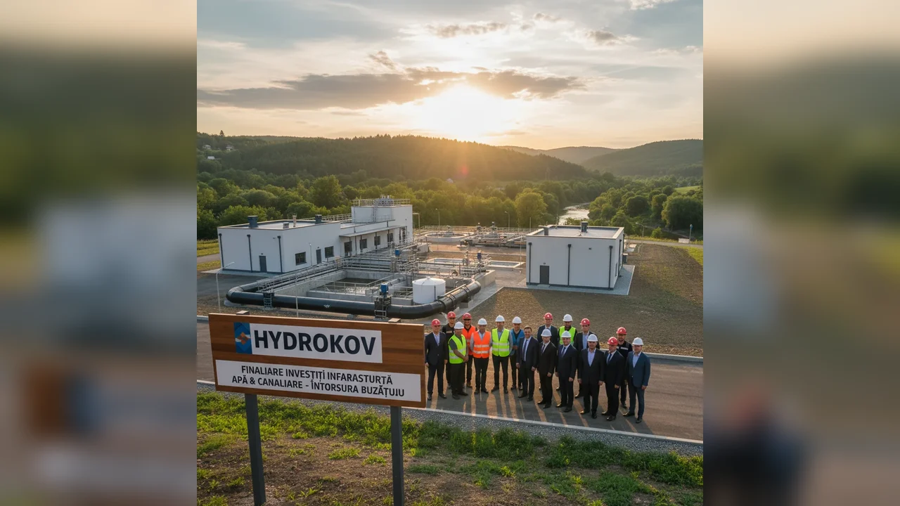 Hydrokov încheie proiecte importante în infrastructura de apă și canalizare la Întorsura Buzăului
