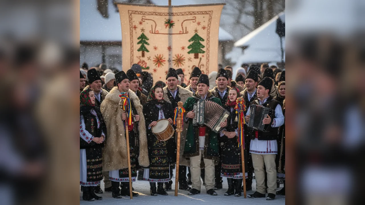 Începe astăzi a 35-a ediție a Festivalului de colinde și obiceiuri de iarnă Crăciunul la români