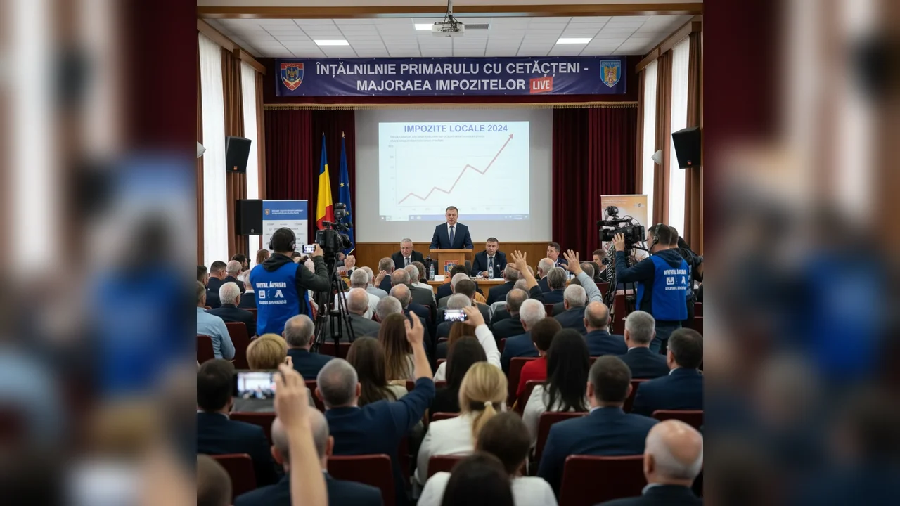 Întâlnirile despre majorarea impozitelor din Sfântu Gheorghe vor fi transmise live pe Facebook