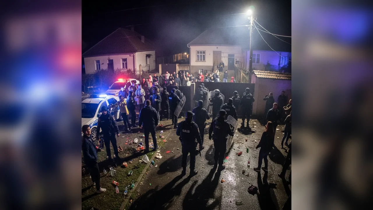 Intervenție a poliției și SAS la o petrecere cu peste 30 de persoane în Sfântu Gheorghe