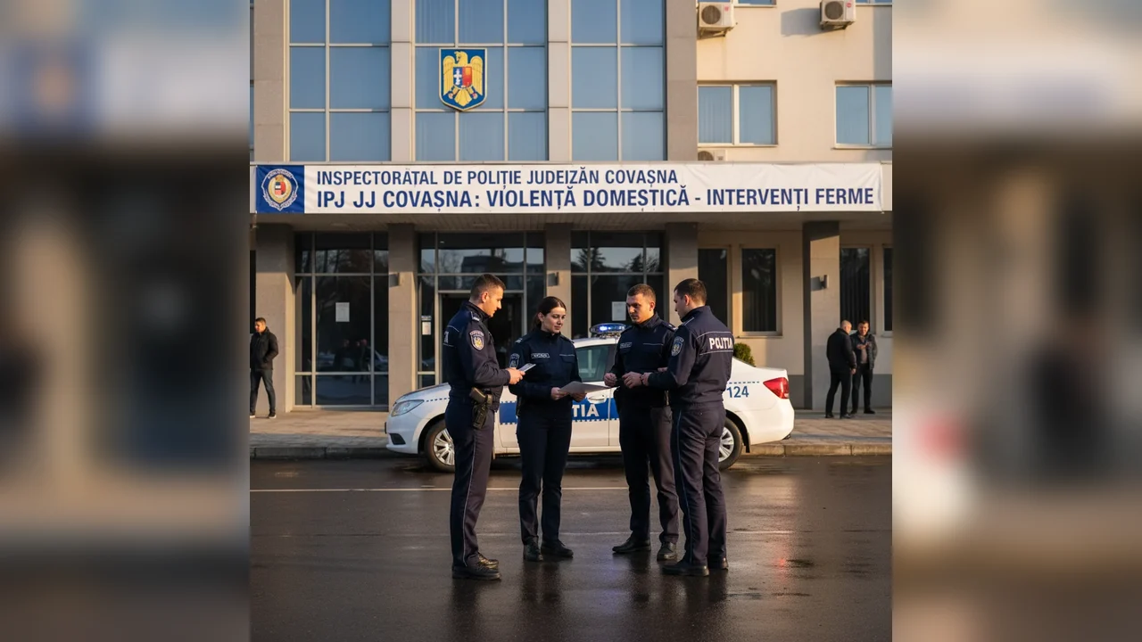 IPJ Covasna anunță măsuri ferme în cazuri de violență domestică, inclusiv la Sfântu Gheorghe
