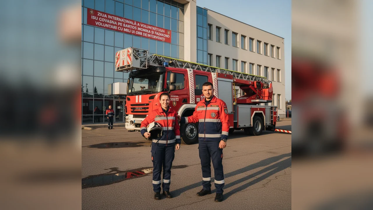 ISU Covasna evidențiază activitatea voluntarilor Bartos Monika și Fazakas Botond cu mii de ore de intervenții