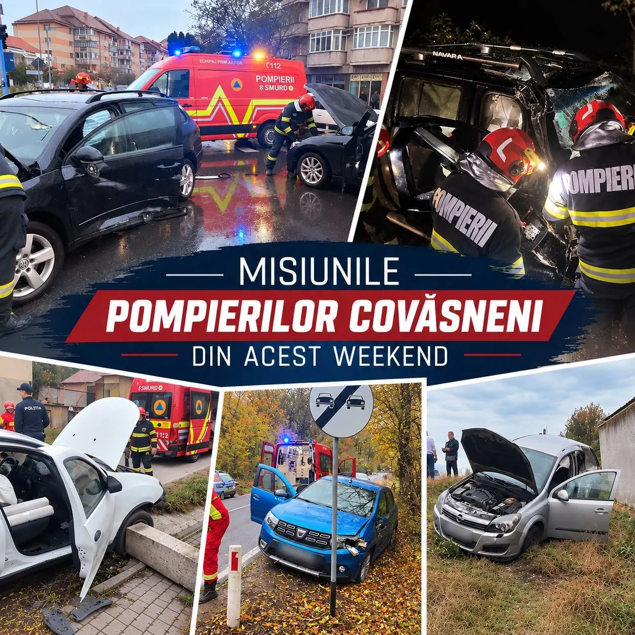 Moacșa: pisică blocată la ~15 metri în copac, salvată de pompieri