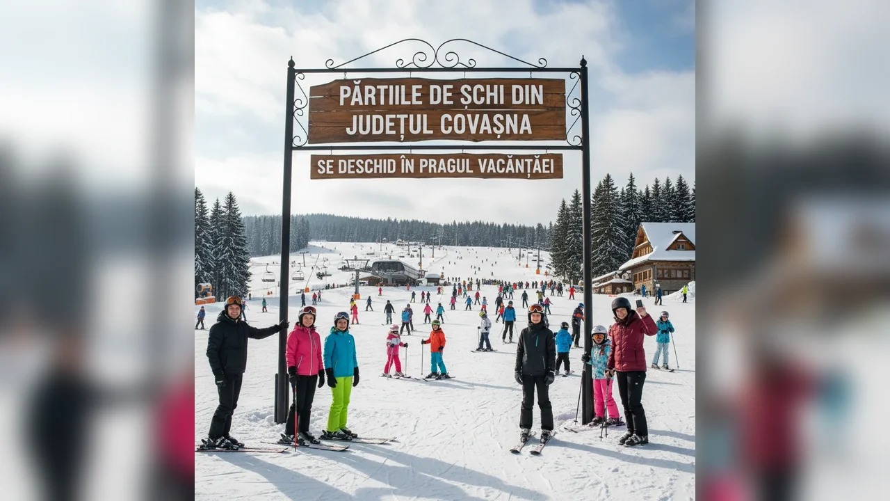 Pârtiile de schi din Sfântu Gheorghe și județul Covasna își deschid instalațiile la începutul vacanței
