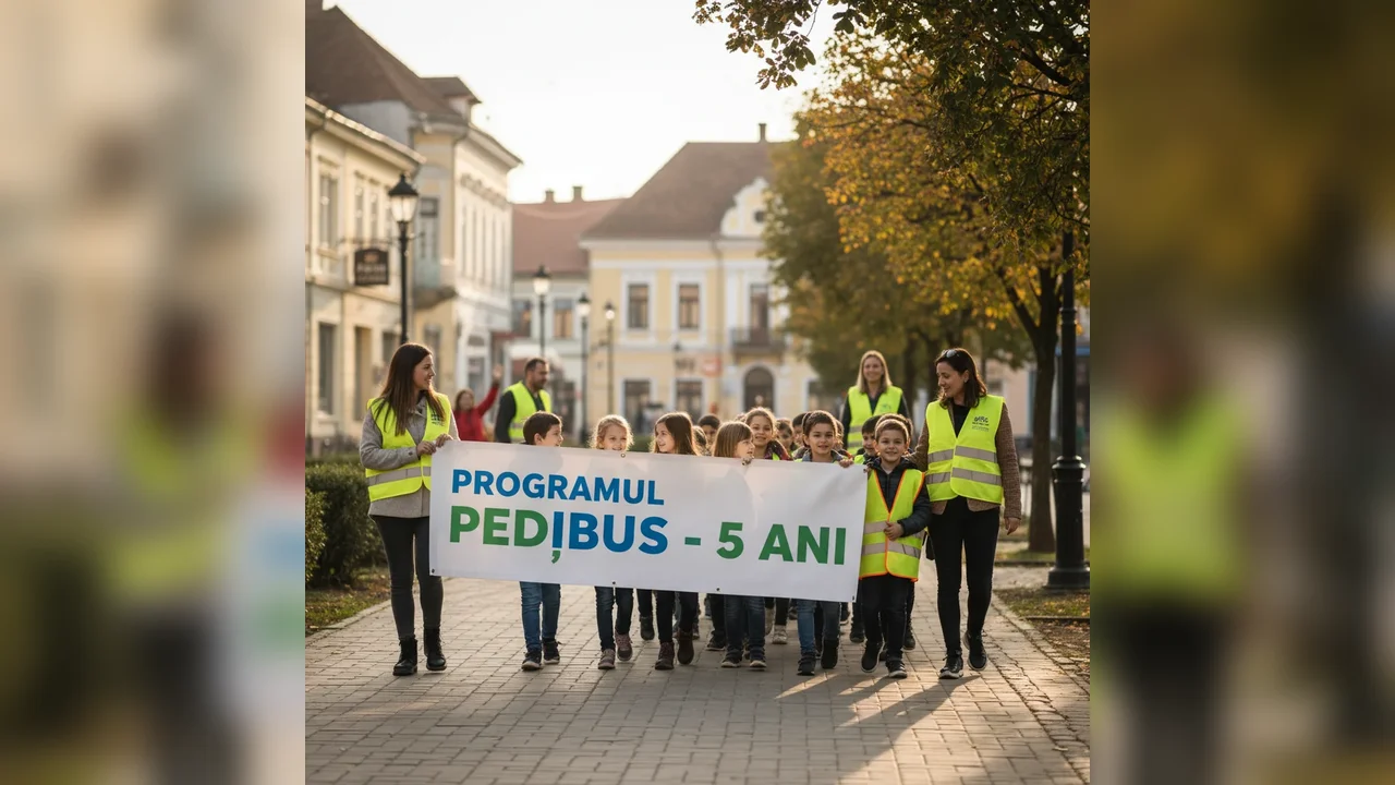Pedibus aniversează cinci ani de încurajare a mersului pe jos