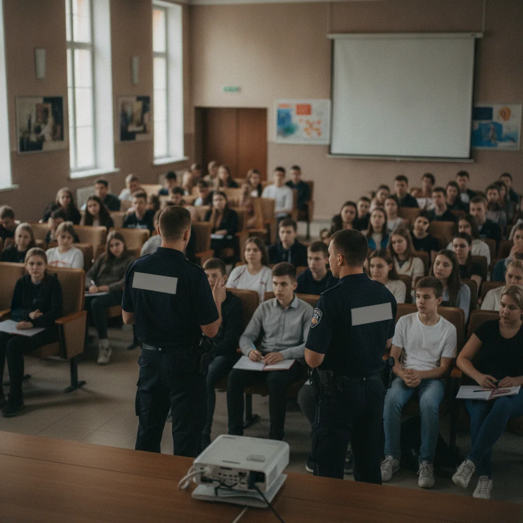 Polițiștii antidrog au instruit 100 de elevi din Sfântu Gheorghe despre riscuri