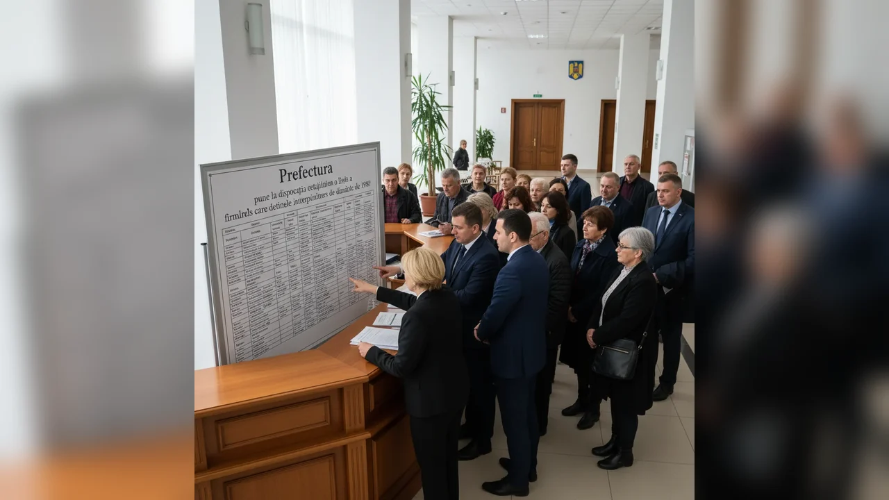 Prefectura oferă cetăţenilor lista firmelor care păstrează arhivele întreprinderilor pre-1989