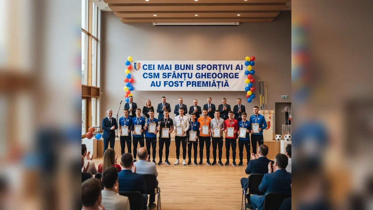 Premierea celor mai valoroși sportivi ai CSM Sfântu Gheorghe
