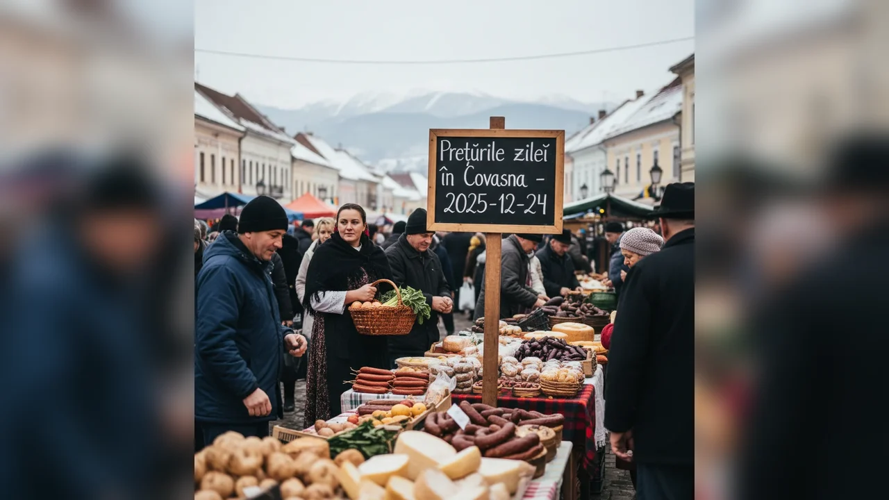 Prețurile zilei în Covasna – 2025-12-24