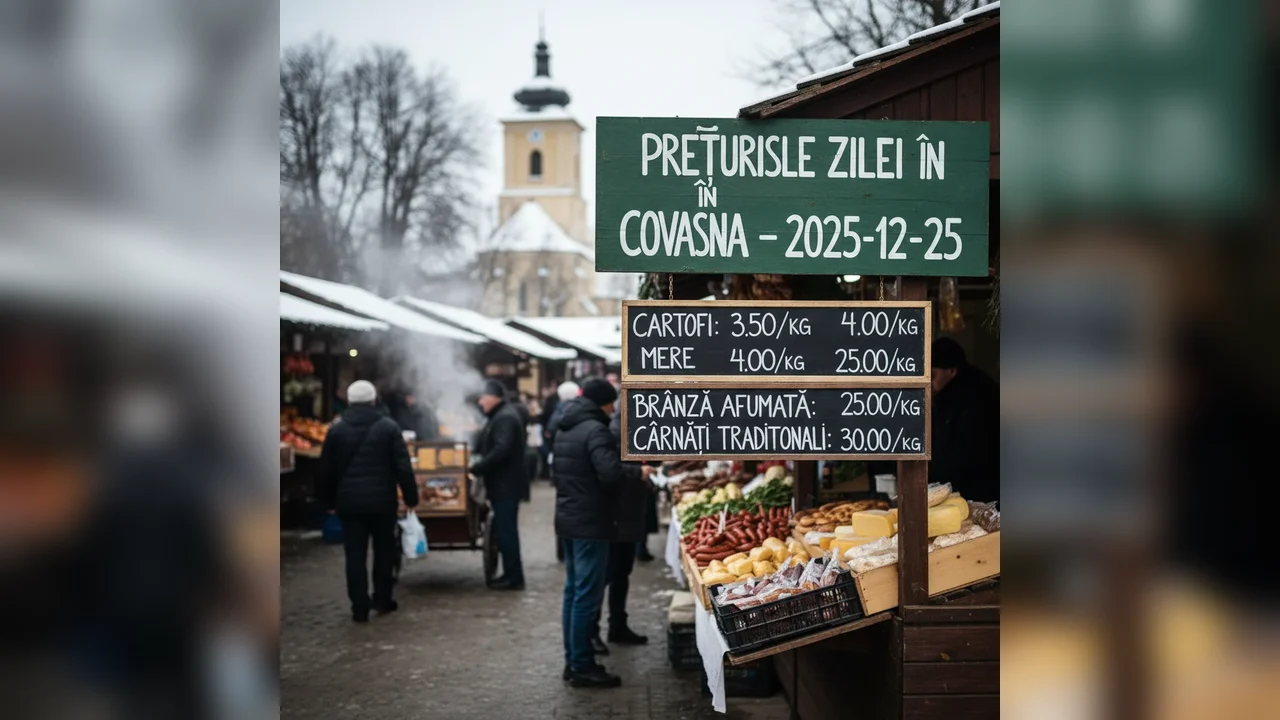 Prețurile zilei în Covasna – 2025-12-25