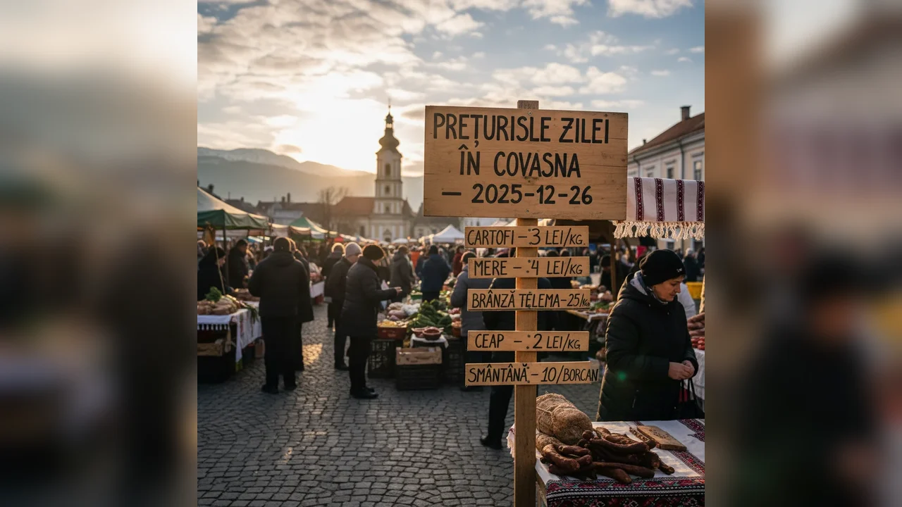 Prețurile zilei în Covasna – 2025-12-26