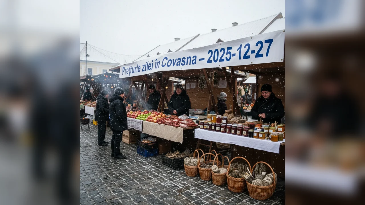 Prețurile zilei în Covasna – 2025-12-27