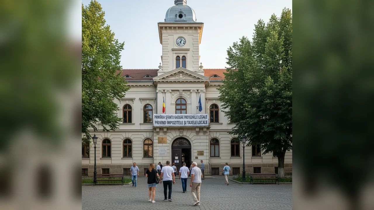 Primăria Sfântu Gheorghe reamintește regulile legale pentru impozite și taxe locale
