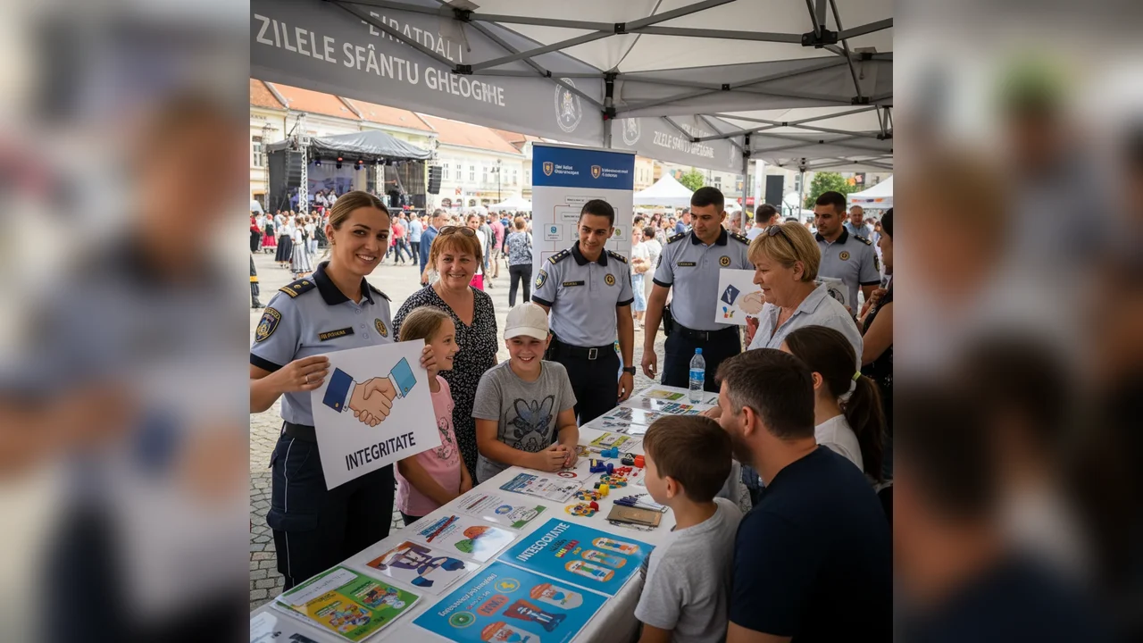 Promovarea integrității: Activități DGA Covasna la Zilele Gheorghe