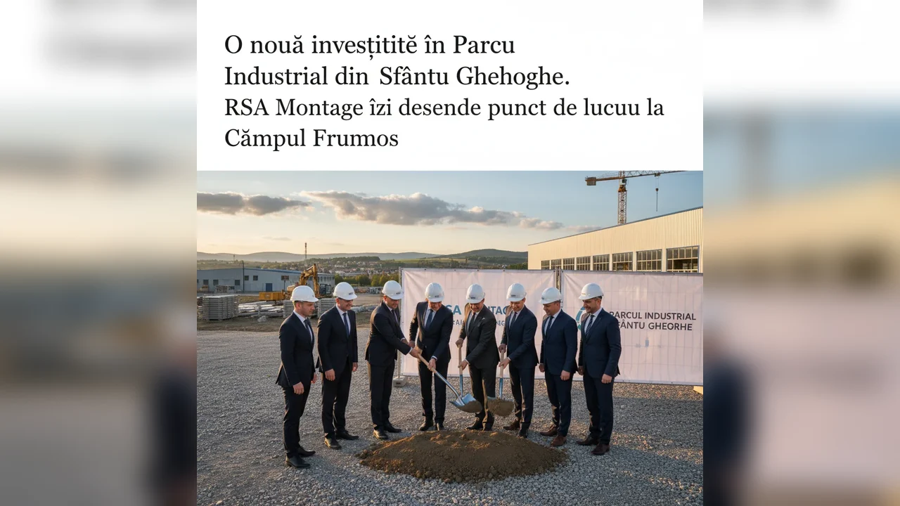 RSA Montage inaugurează un nou punct de lucru în Parcul Industrial din Sfântu Gheorghe, la Câmpul Frumos