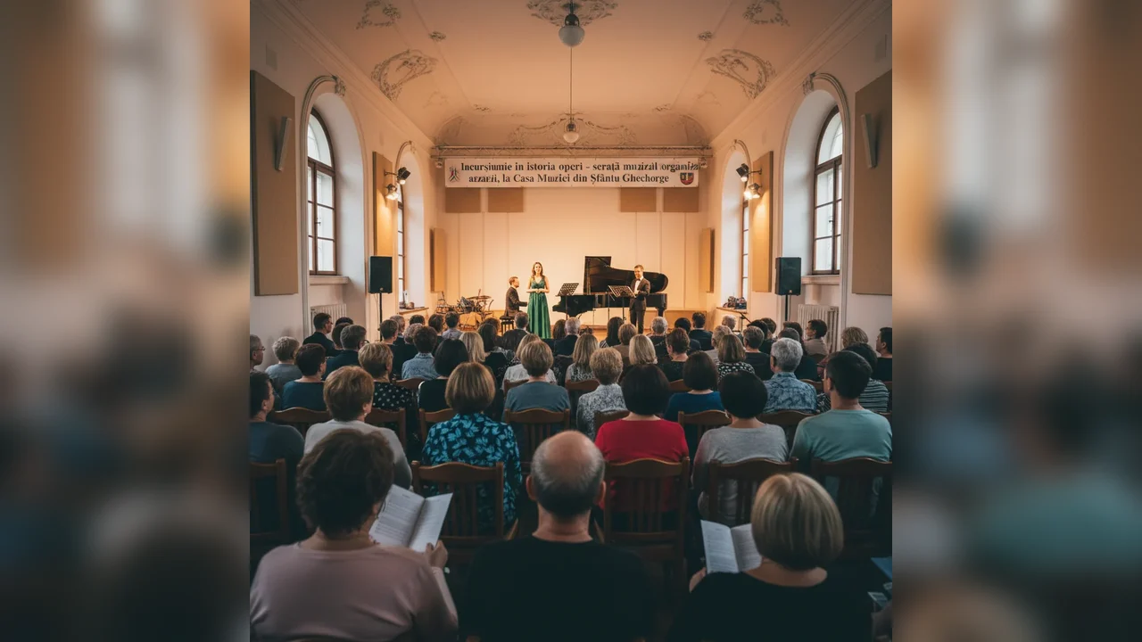 Serată Muzicală Incursiune în Istoria Operei Azi la Casa Muzicii din Sfântu Gheorghe