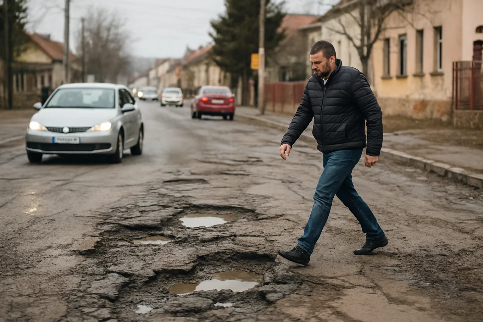 Situația actuală a infrastructurii rutiere în orașul Covasna la 2026-02-03