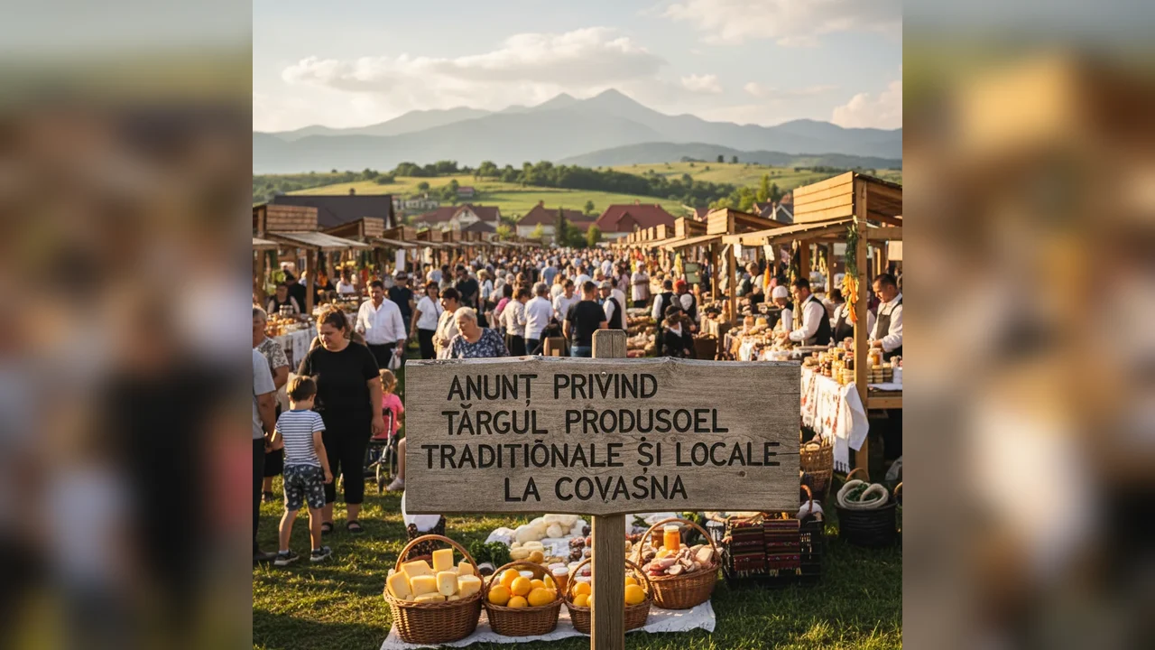 Târg al produselor tradiționale și locale anunțat pentru județul Covasna, cu participare din zona Sfântu Gheorghe